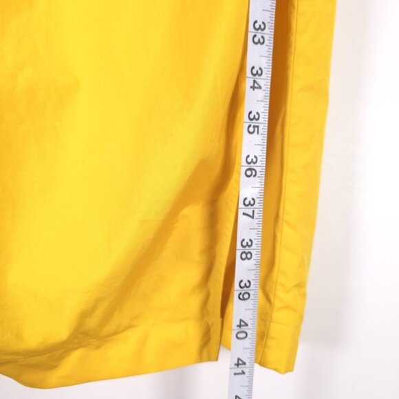 MaxMara ITALY MADE Faux Wrap Dress Vneck Short Sleeve Split Leg Cotton Size 10 - Picture 5 of 12